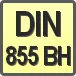 Piktogram - Typ DIN: DIN 855 BH